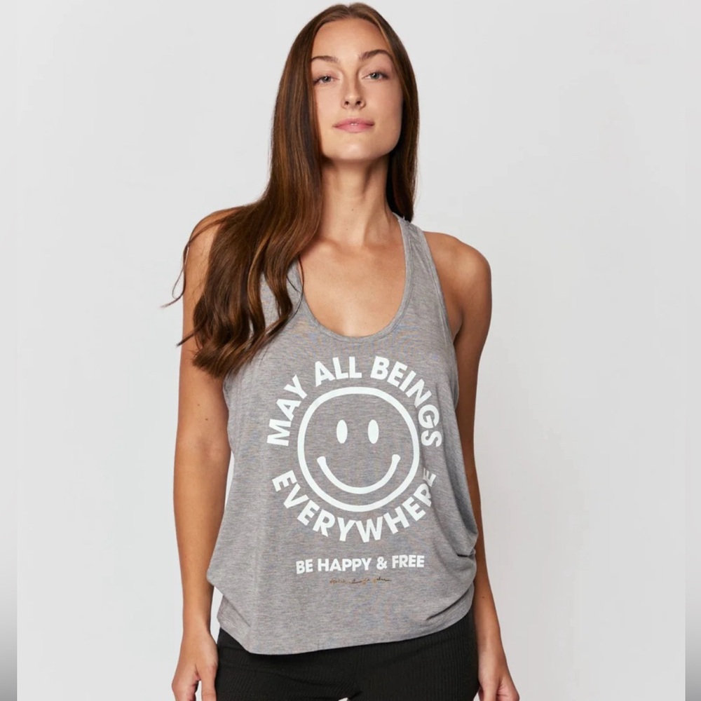 Spiritual Gangster Happy & Free Boyfriend Tank